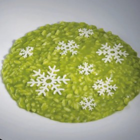 Силиконова форма с релефна щампа Снежинки - Snowflake